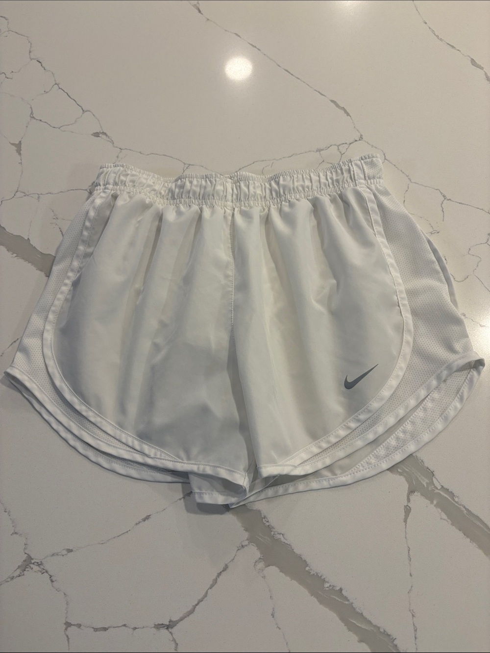 Nike Dri-Fit Tempo Running Shorts ~ Small ~ White